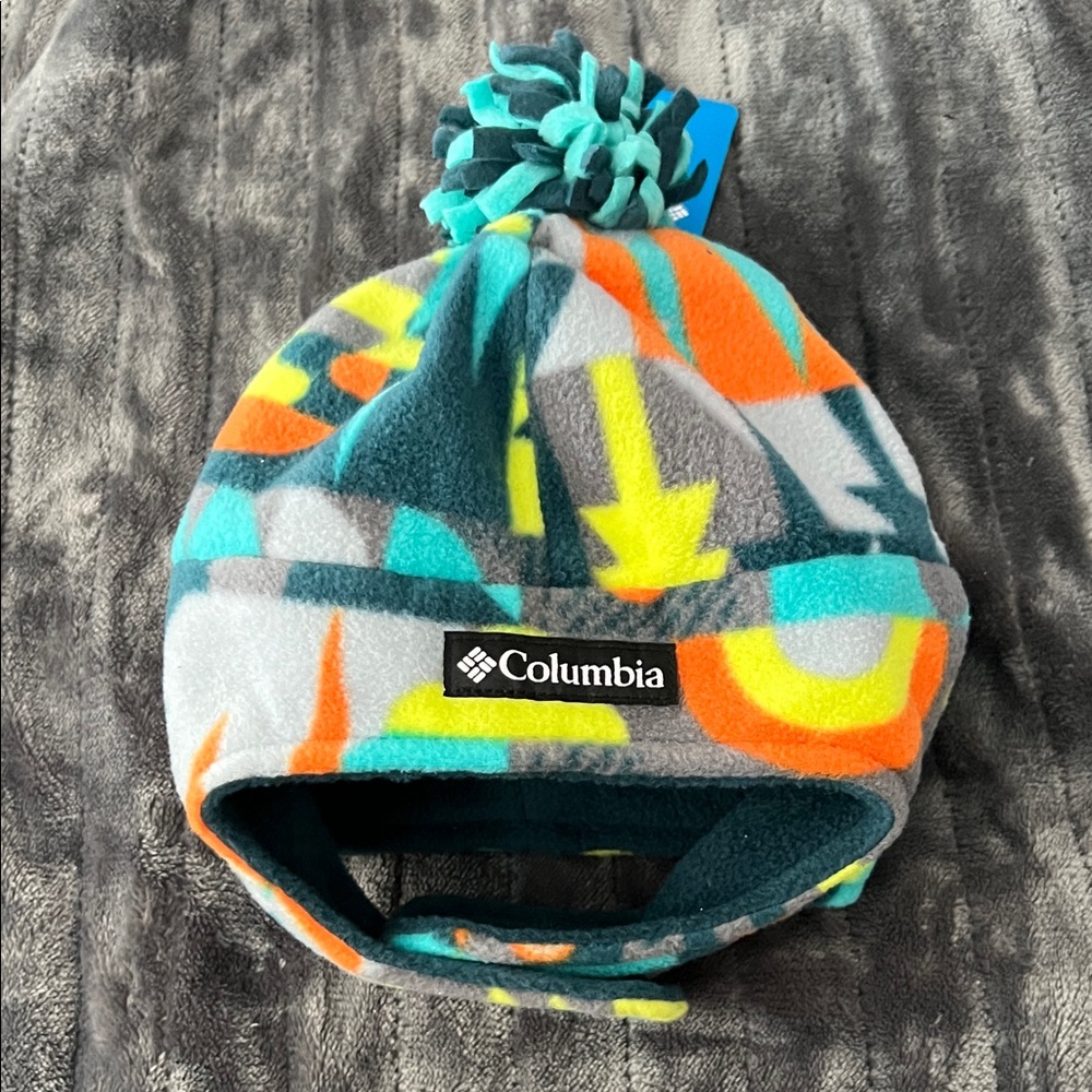 Columbia Kids' Vibrant Patterned Fleece Hat youth small